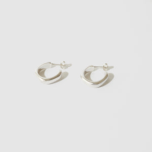 Poolside Hoops ~ Sterling Silver