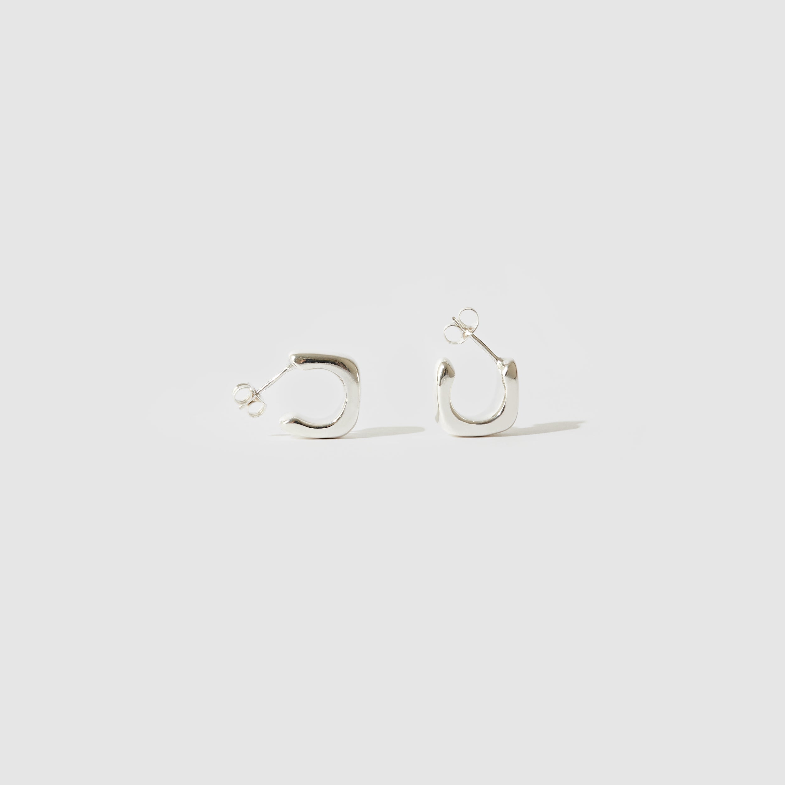Paloma Hoops ~ Sterling Silver