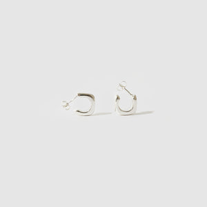 Paloma Hoops ~ Sterling Silver