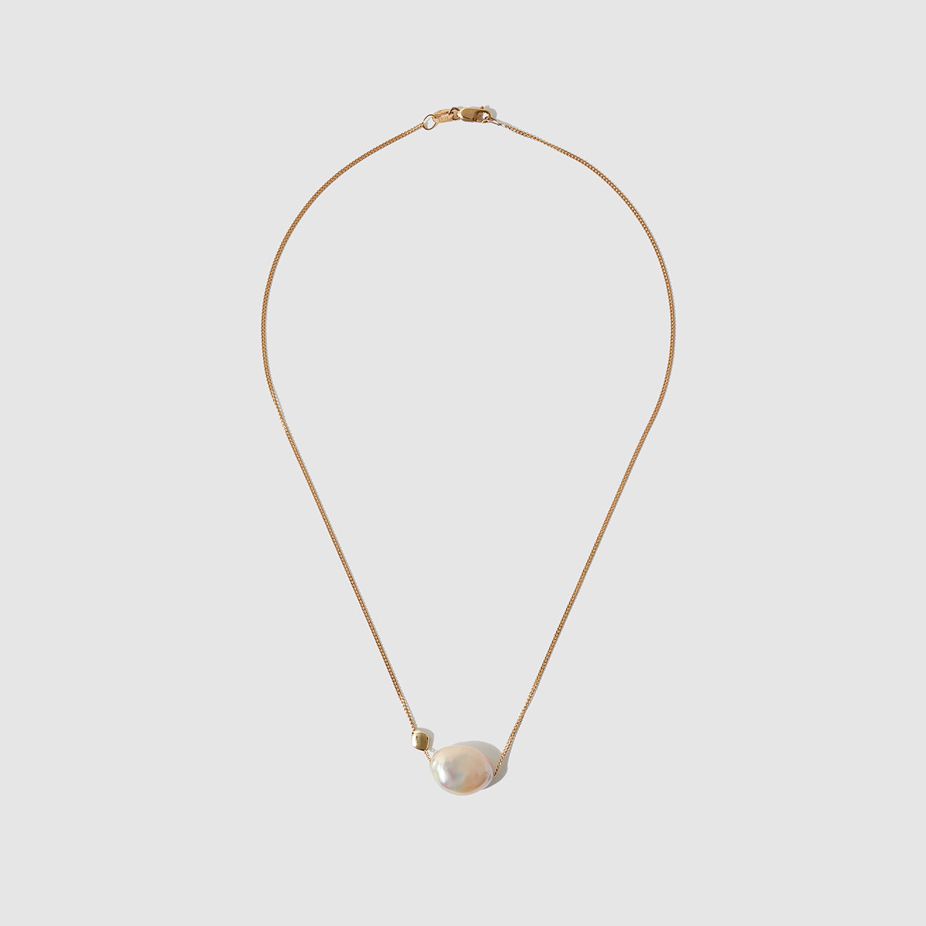 Keshi Necklace ~ 9ct Yellow Gold