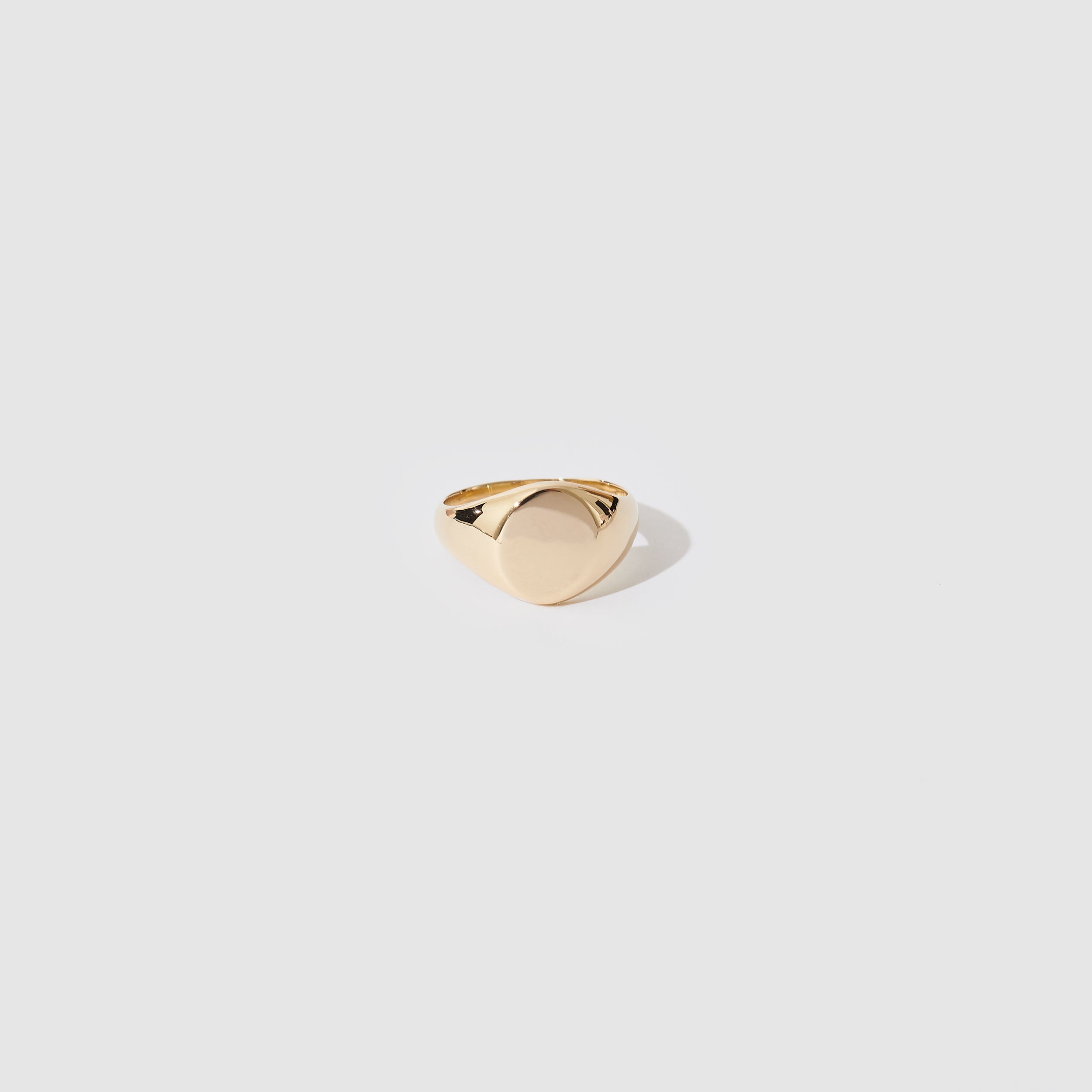 Oval Signet Ring ~ 9ct Yellow Gold