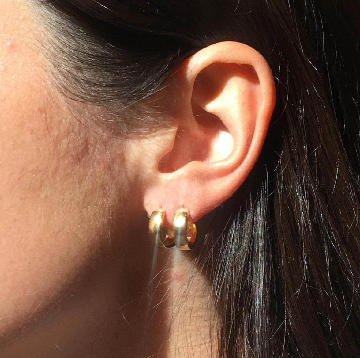 Small top thick hoops