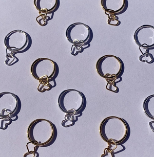 Heart Sleeper ~ Sterling Silver