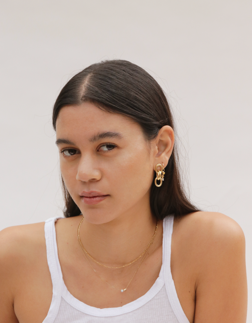 Chain Earrings ~ Gold Plated