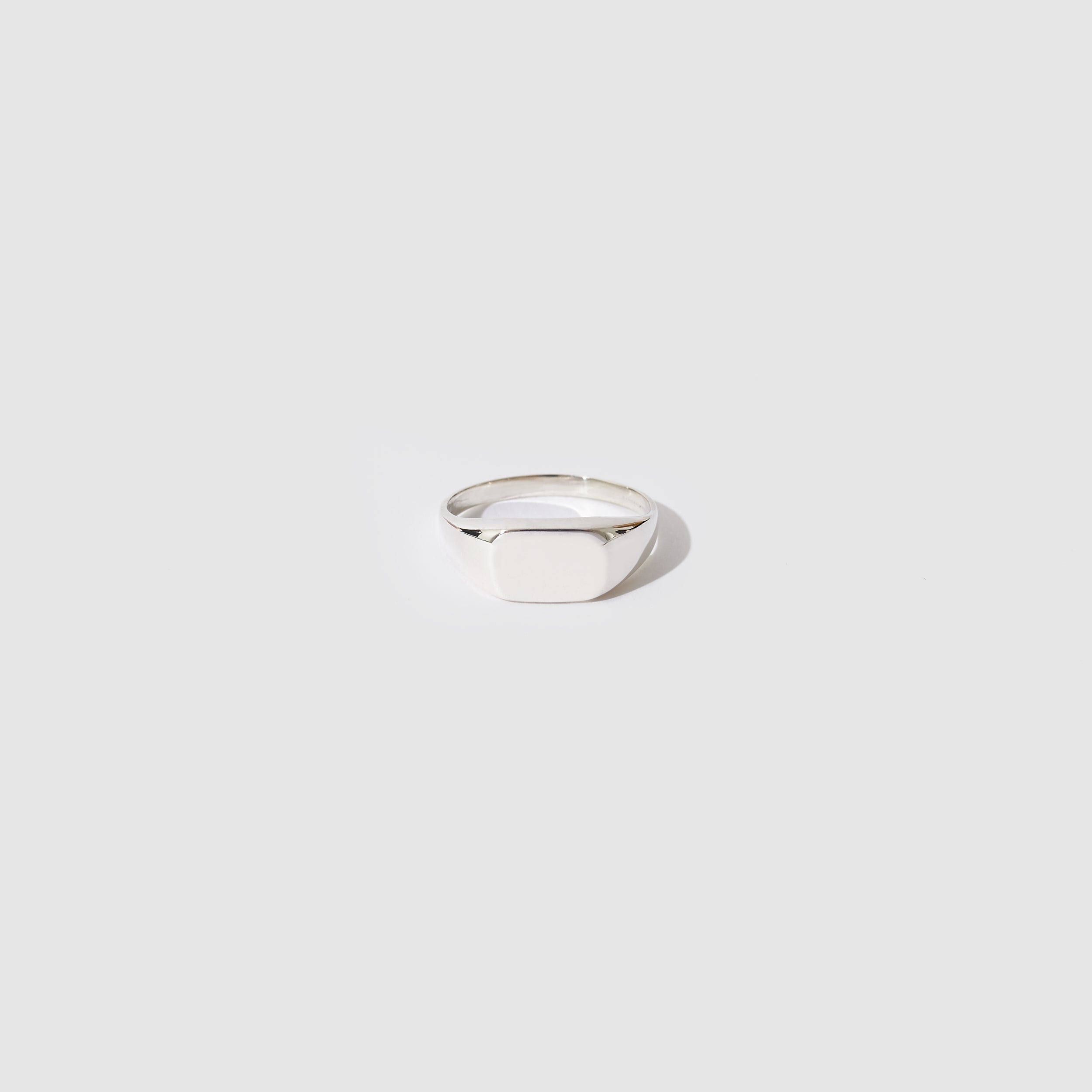 Rectangle Signet Ring ~ Sterling Silver