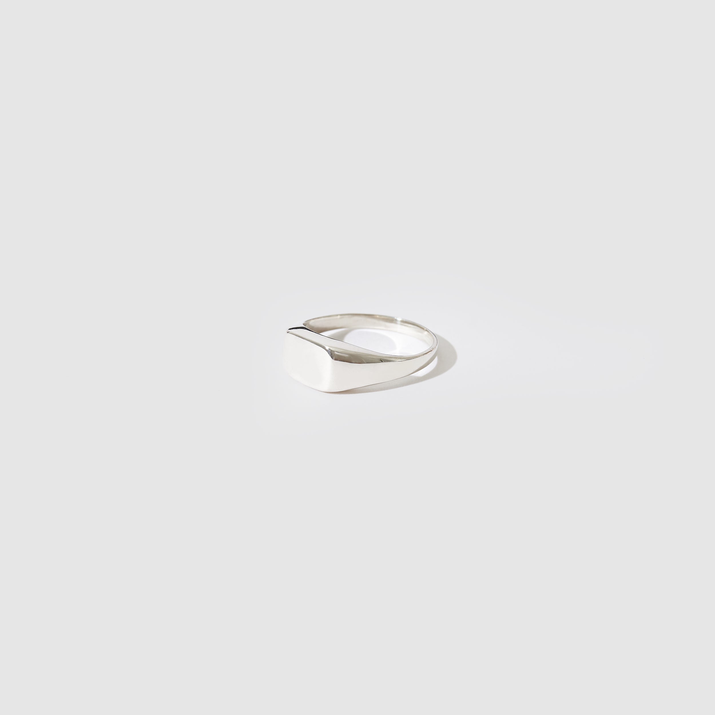 Rectangle Signet Ring ~ Sterling Silver
